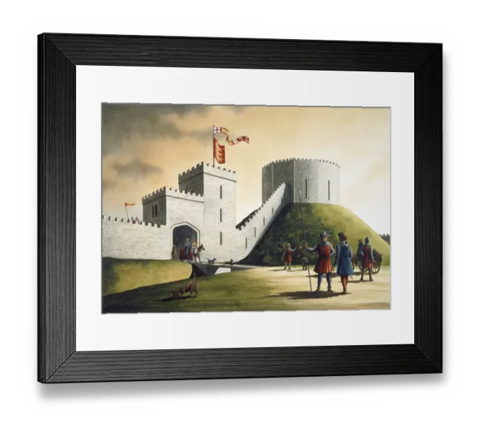Framed Print : Pickering Castle J890154