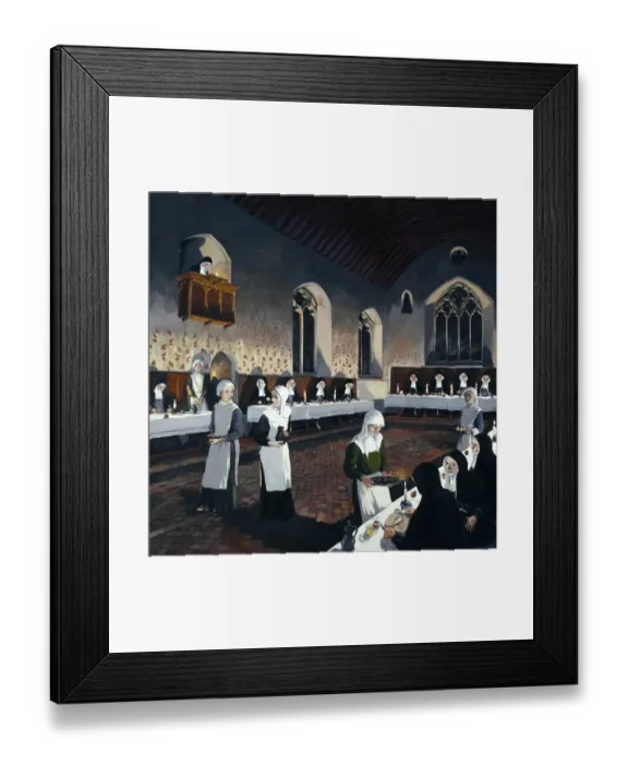 Framed Print : Nuns at Denny Abbey J930289 Framed Print : Nuns at Denny Abbey J930289