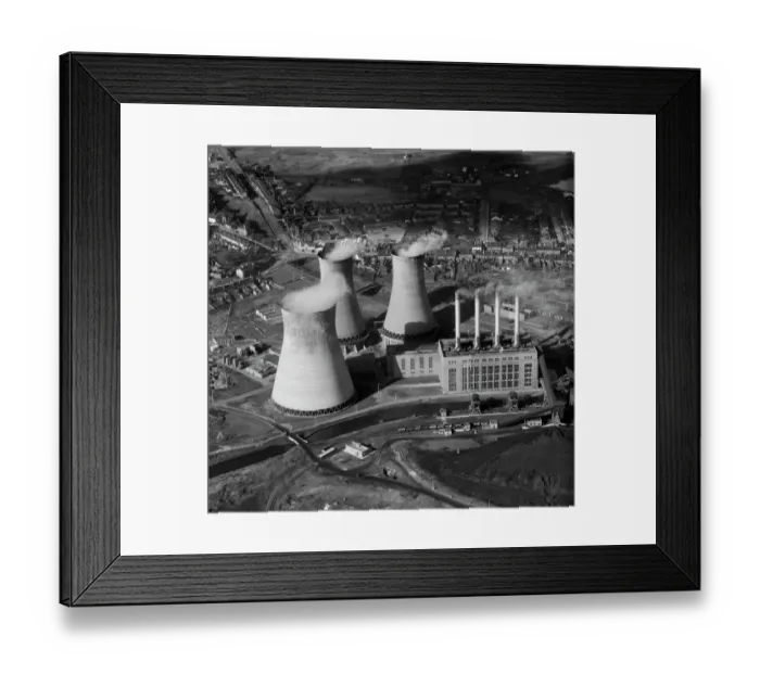Framed Print : Power Station EAR030695 Framed Print : Power Station EAR030695