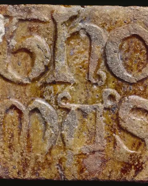 Ceramic tile, Castle Acre Priory K971194
