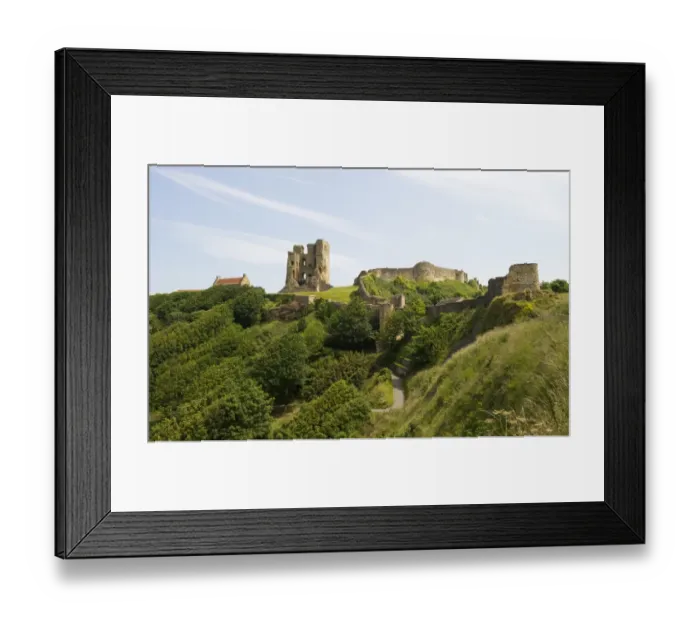 Framed Print : Scarborough Castle N110176 Framed Print : Scarborough Castle N110176