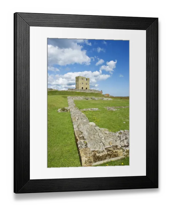 Framed Print : Scarborough Castle N110183 Framed Print : Scarborough Castle N110183