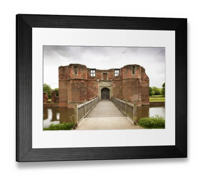 Framed Print : Kirby Muxloe Castle N110211