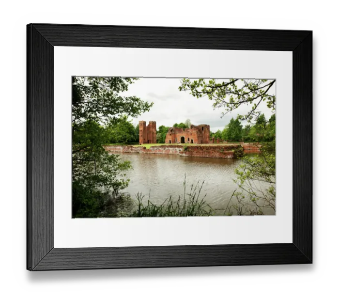 Framed Print : Kirby Muxloe Castle N110216