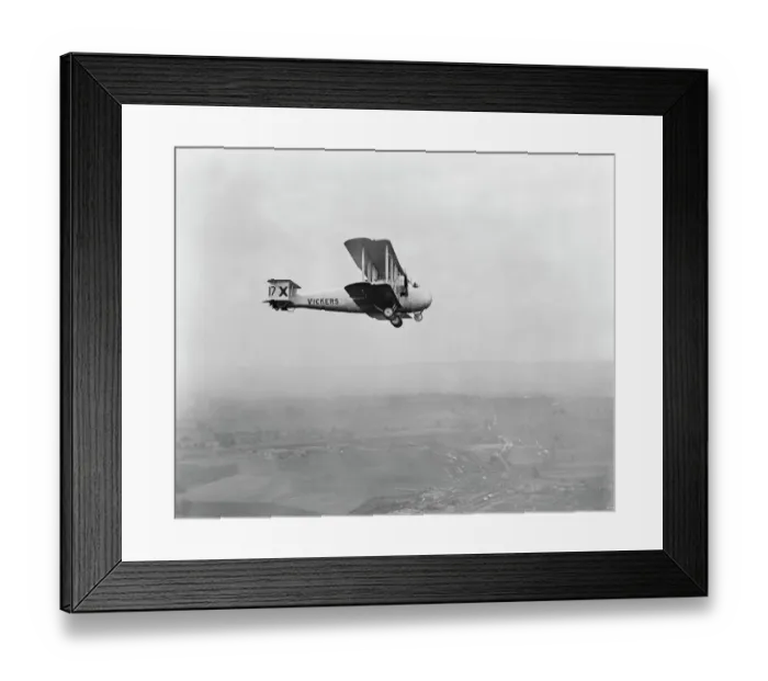 Framed Print : Vickers aircraft EPW001728
