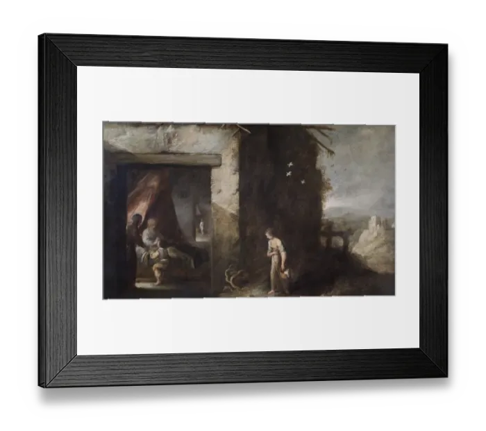 Framed Print : Isaac blessing Jacob N070658