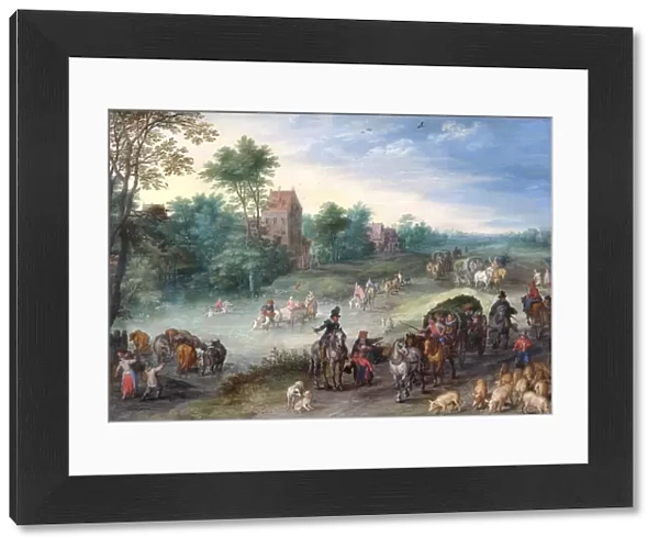 Brueghel - Travellers on a Country road N070590