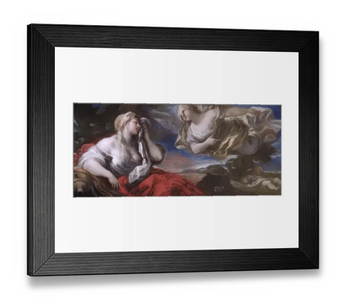 Framed Print : Giordano - Hagar and Ishmael in the desert N070594