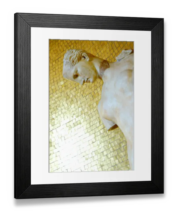 Framed Print : Eltham Palace statue N060586