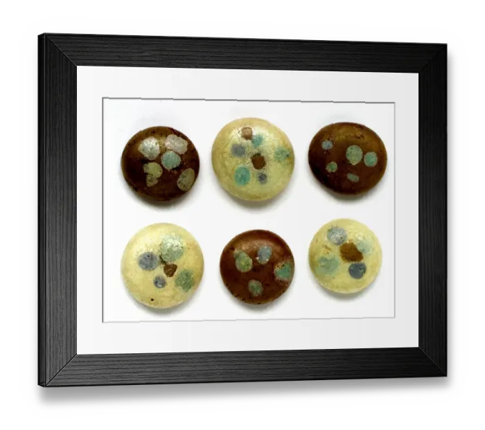 Framed Print : Roman Gaming Counters N060901
