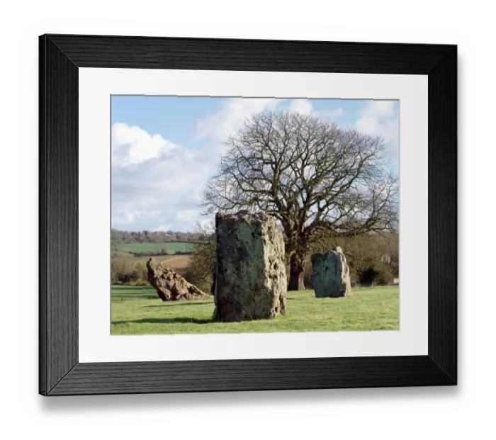 Framed Print : Stanton Drew Circles and Cove K971814