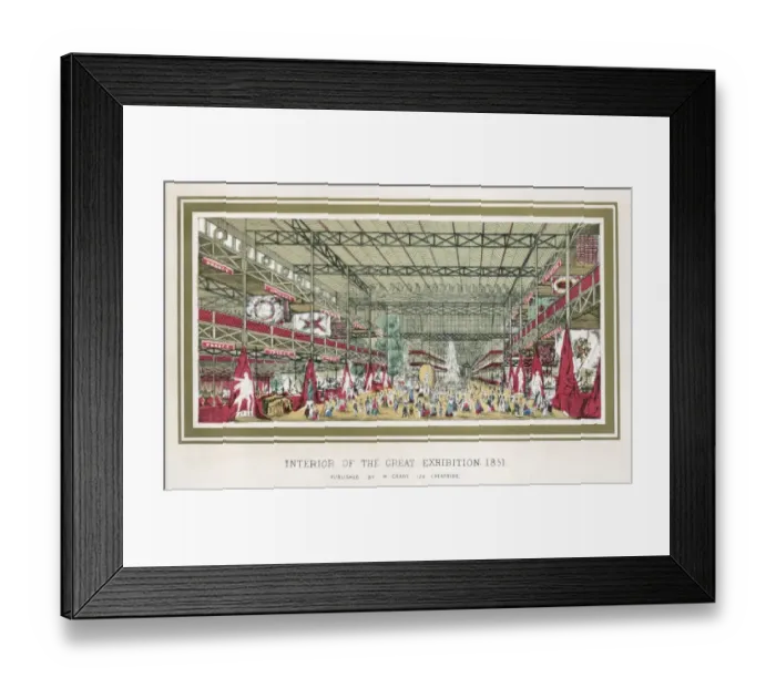 Framed Print : Great Exhibition in Hyde Park 1851 N110262