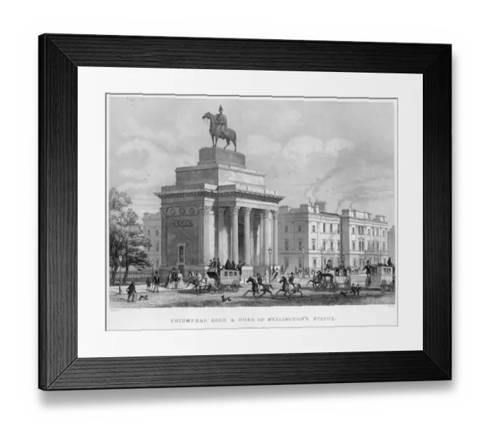 Framed Print : Wellington Arch and Apsley House N110231