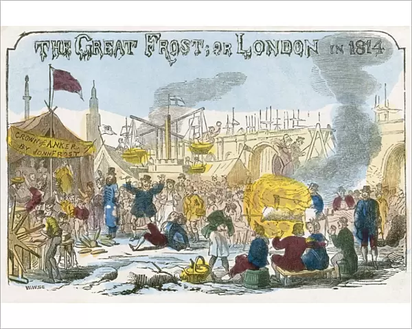 Frost fair on the Thames N110260