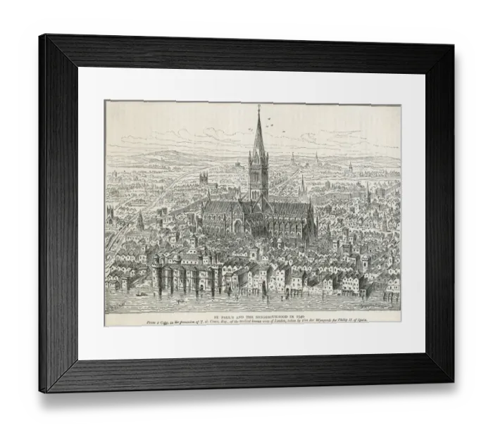 Framed Print : Old St Pauls N110245