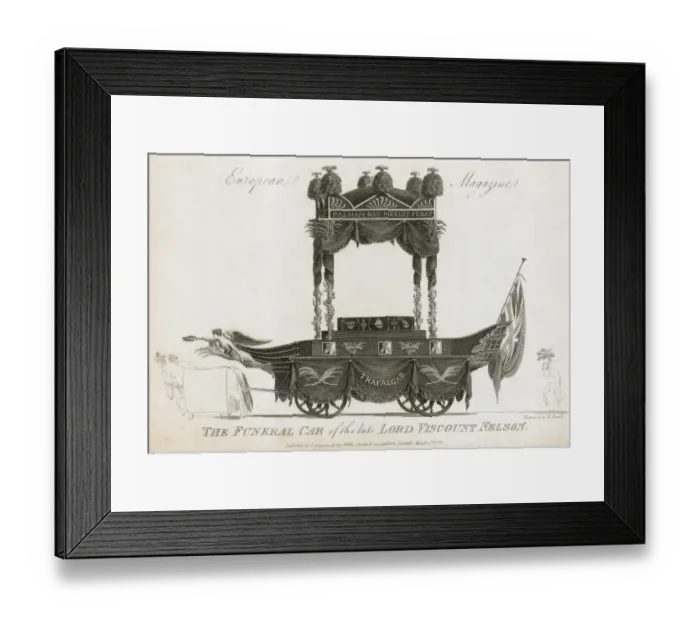 Framed Print : Nelsons last carriage N110251