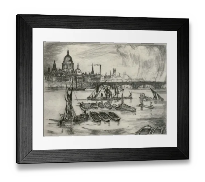 Framed Print : St Pauls Cathedral N110255