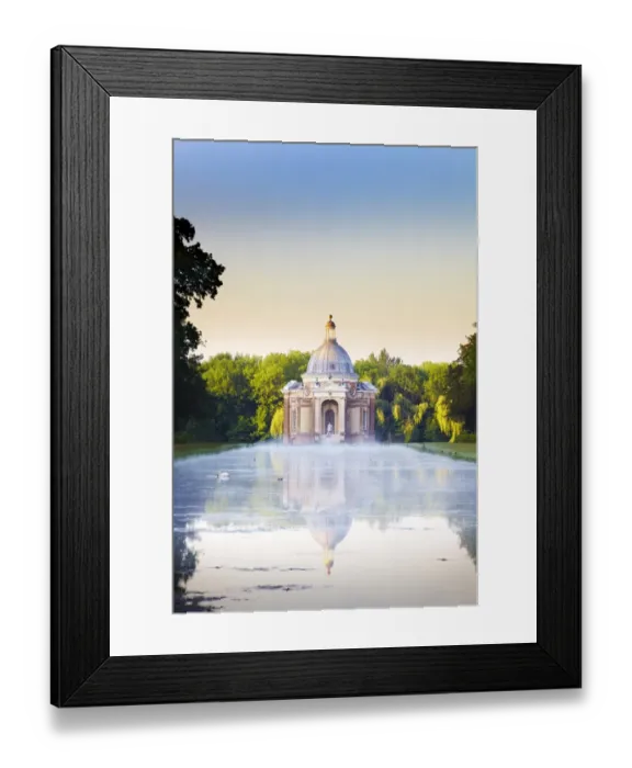 Framed Print : Long Water and Pavilion at Wrest Park N110282 Framed Print : Long Water and Pavilion at Wrest Park N110282