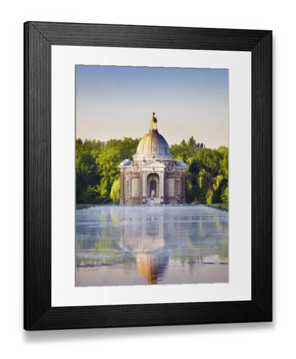 Framed Print : Pavilion and Long Water at Wrest Park N110283