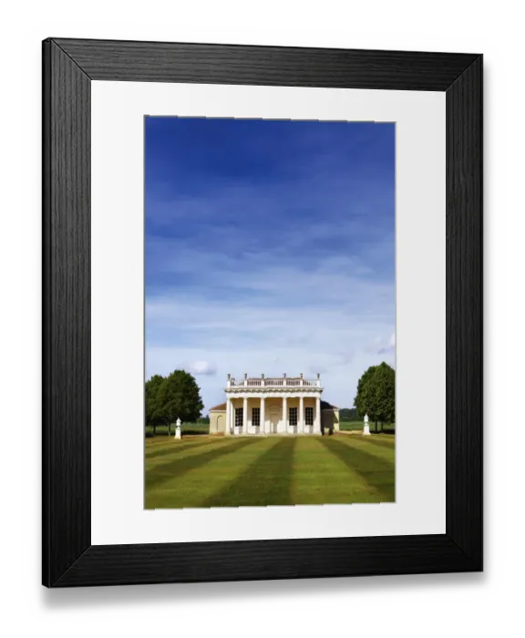 Framed Print : Bowling Green House, Wrest Park N110275 Framed Print : Bowling Green House, Wrest Park N110275