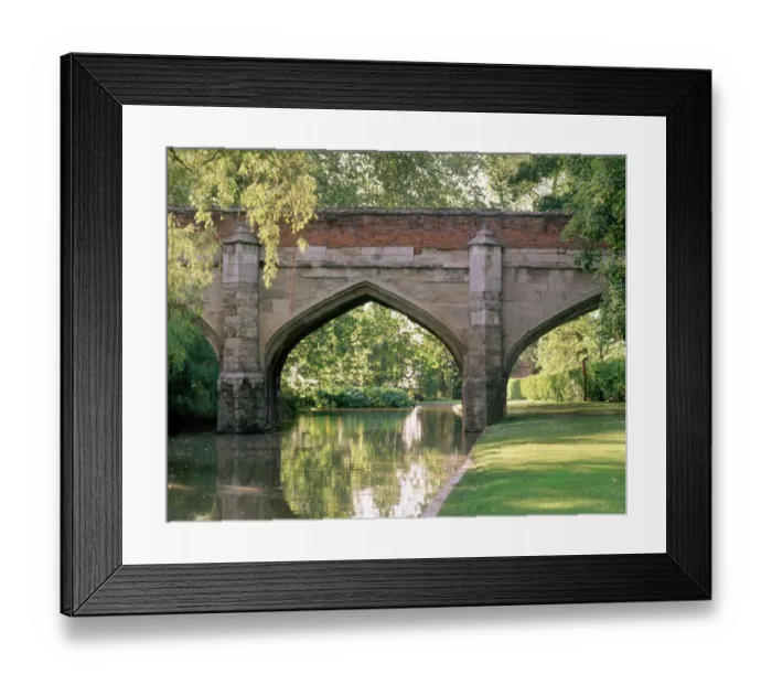 Framed Print : Eltham Palace bridge J990133