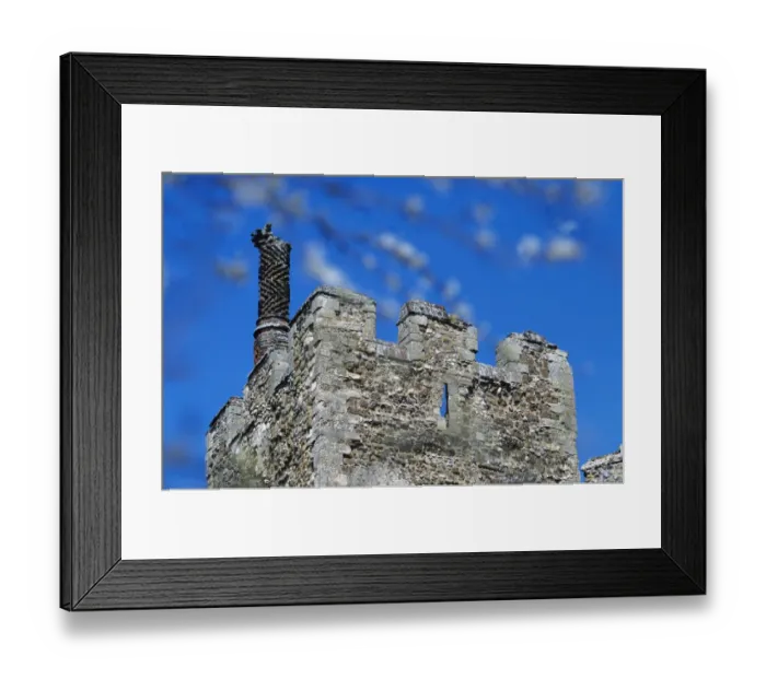 Framed Print : Framlingham Castle K030370