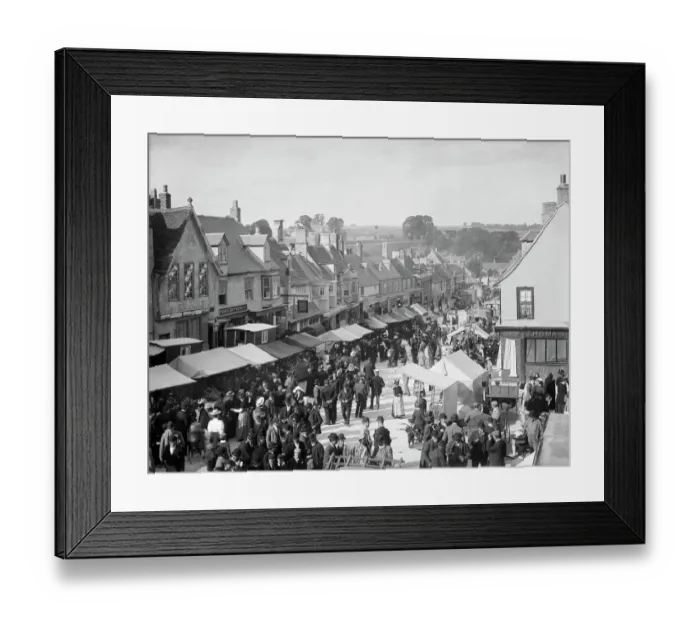 Framed Print : Burford Mop Fair CC57_00428 Framed Print : Burford Mop Fair CC57_00428