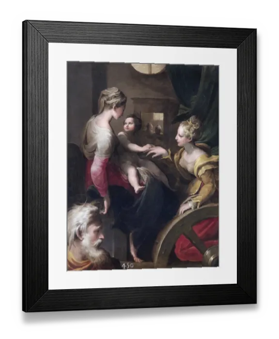 Framed Print : Mazzola - The Mystic Marriage of St Catherine N070563
