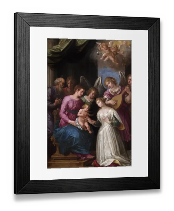 Framed Print : The Mystic Marriage of St Catherine N070568