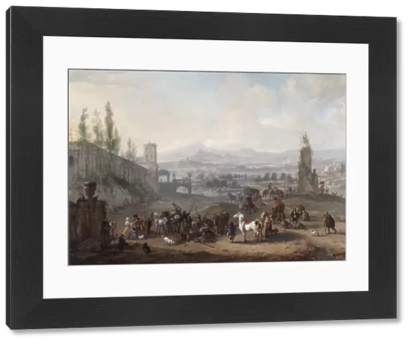 Wouwerman - The Return from the Chase N070574