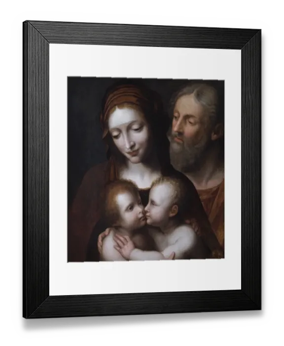 Framed Print : The Holy Family with the infant St John N070577