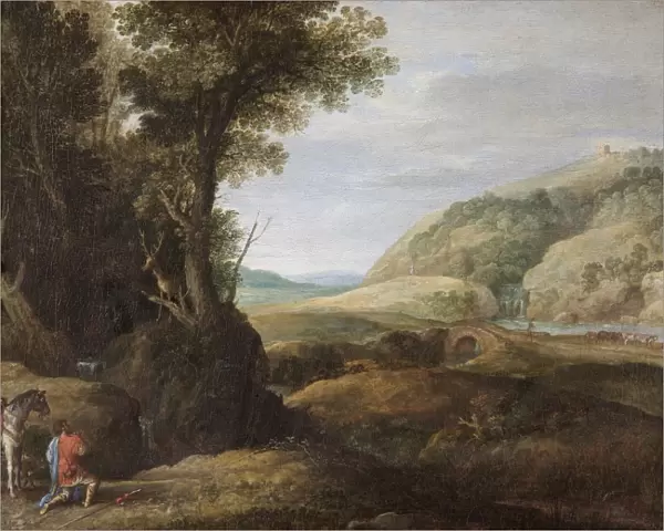 Bril - Landscape with St Hubert and the Stag N070579