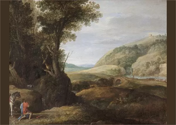 Bril - Landscape with St Hubert and the Stag N070579