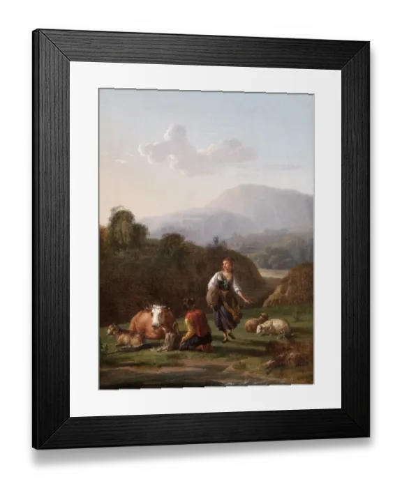 Framed Print : Du Jardin - The Riverbank N070538