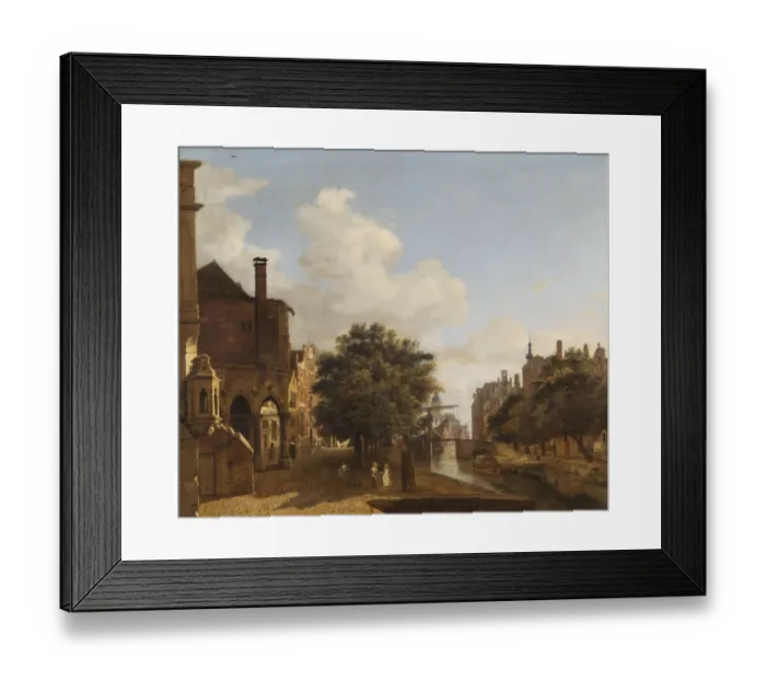 Framed Print : Heyden - Architectural fantasy Old Town Hall, Amsterdam N070477
