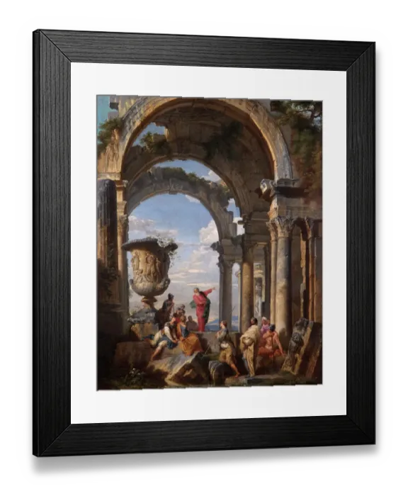 Framed Print : Panini - St Paul preaching at Athens N070481