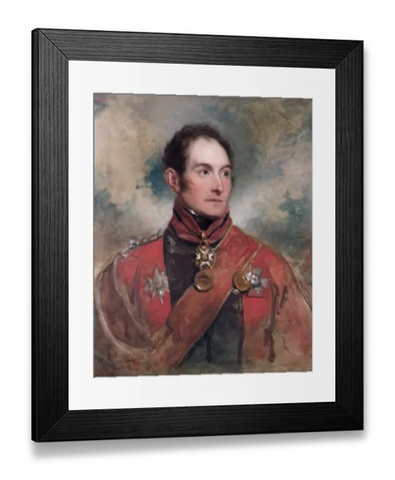 Framed Print : Dawe - Lt-General Sir Edward Barnes N070507