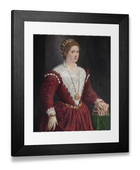 Framed Print : An Unknown Lady N070513