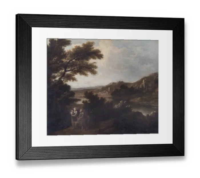 Framed Print : Landscape with Flight into Egypt N070515