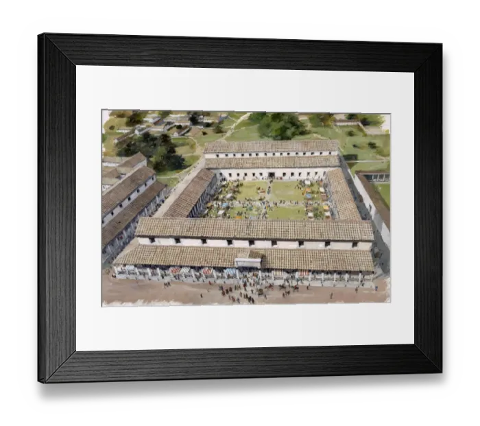 Framed Print : The forum at Wroxeter J980160