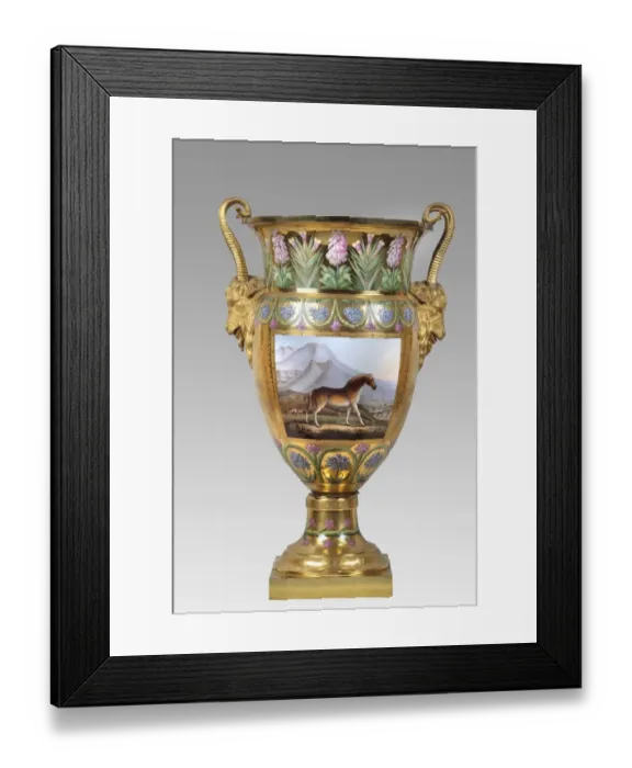 Framed Print : Vase depicting a Quagga, Apsley House N070666 Framed Print : Vase depicting a Quagga, Apsley House N070666