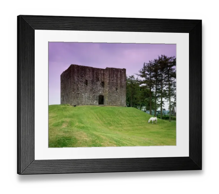Framed Print : Lydford Castle J880437 Framed Print : Lydford Castle J880437