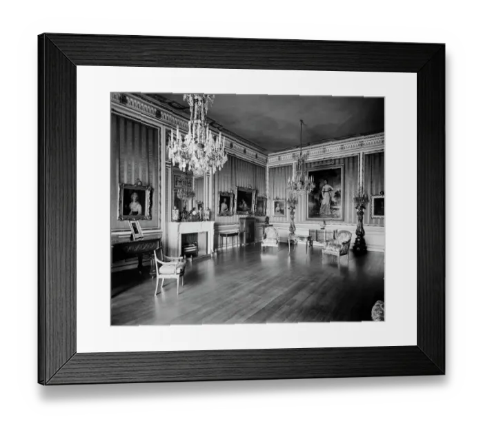 Framed Print : Yellow Drawing Room, Bath House, Piccadilly BL21163
