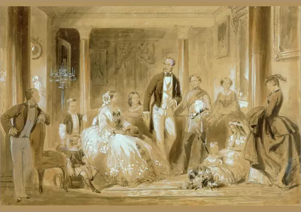 Janet - Royal Family in the Dining Room at Osborne House K020862
