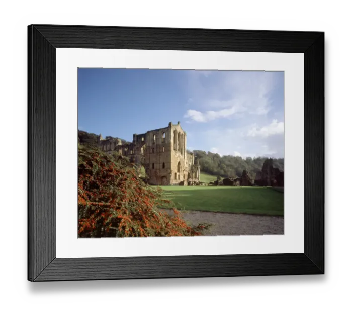 Framed Print : Rievaulx Abbey K021008 Framed Print : Rievaulx Abbey K021008