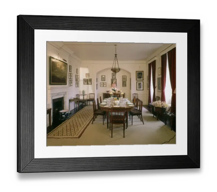 Framed Print : The Dining Room, Walmer Castle J020004