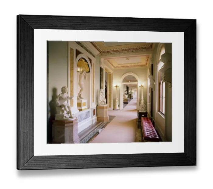 Framed Print : Grand Corridor, Osborne House J070014