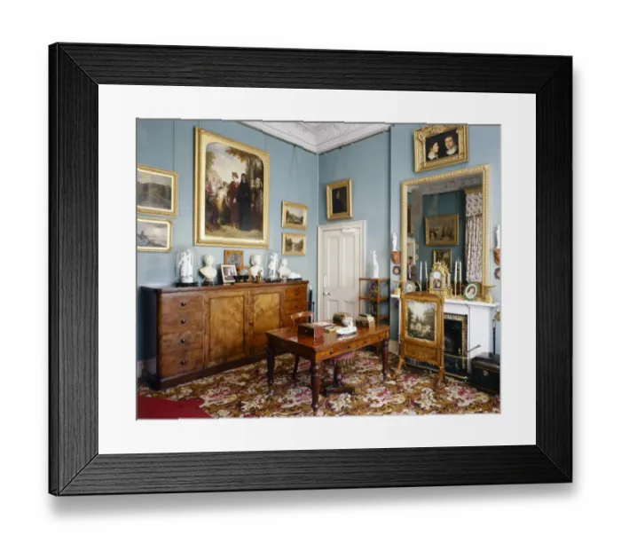 Framed Print : Prince Consorts Dressing & Writing Room, Osborne House J070020