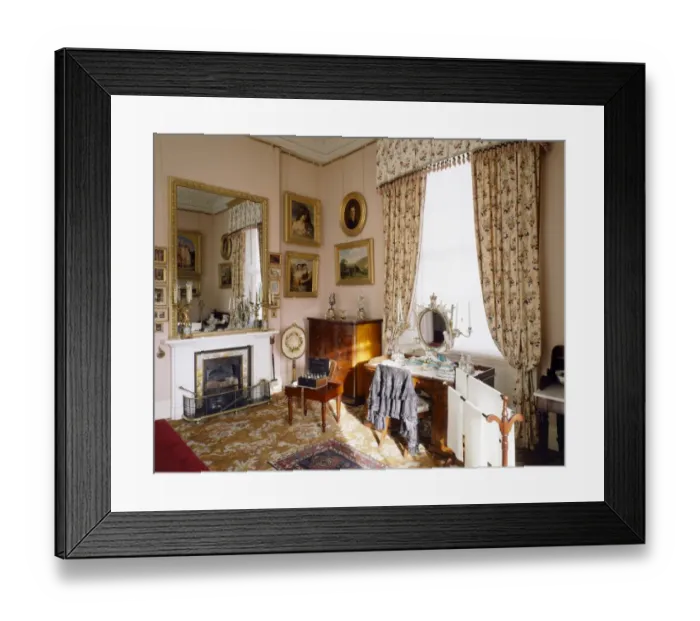 Framed Print : Queen Victorias Dressing Room, Osborne House J070023