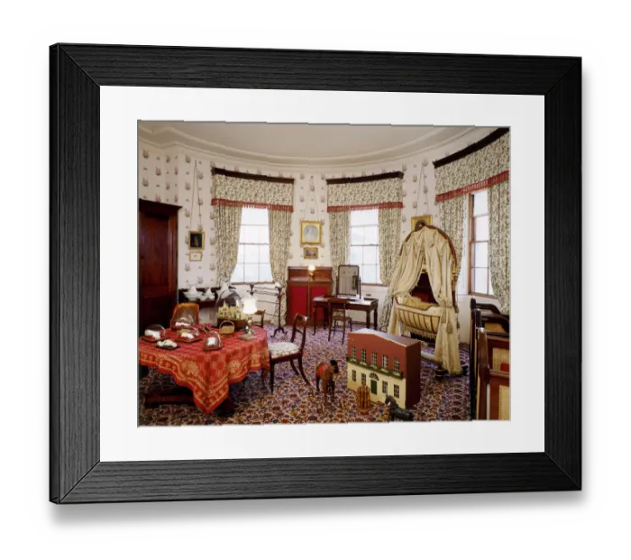 Framed Print : Nursery Bedroom, Osborne House J070025
